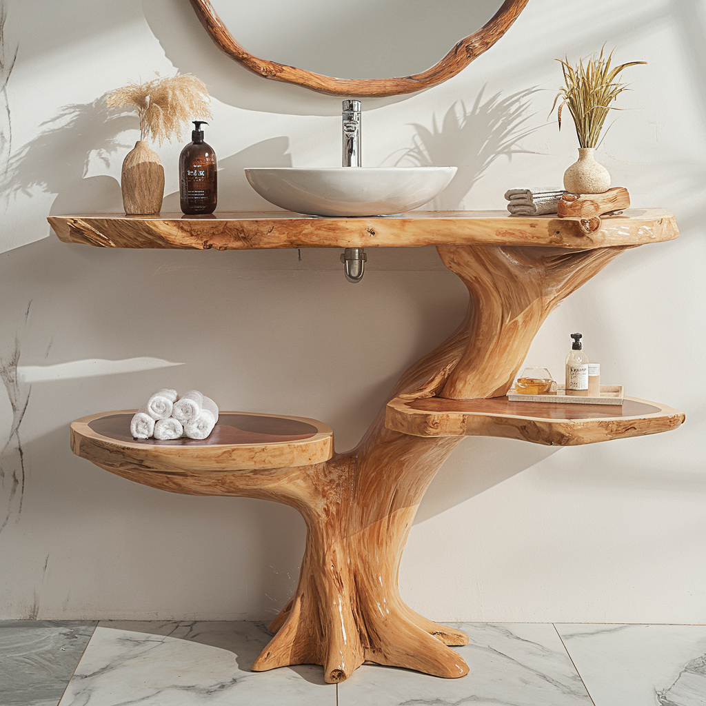 Handcrafted Floating Bathroom Vanity