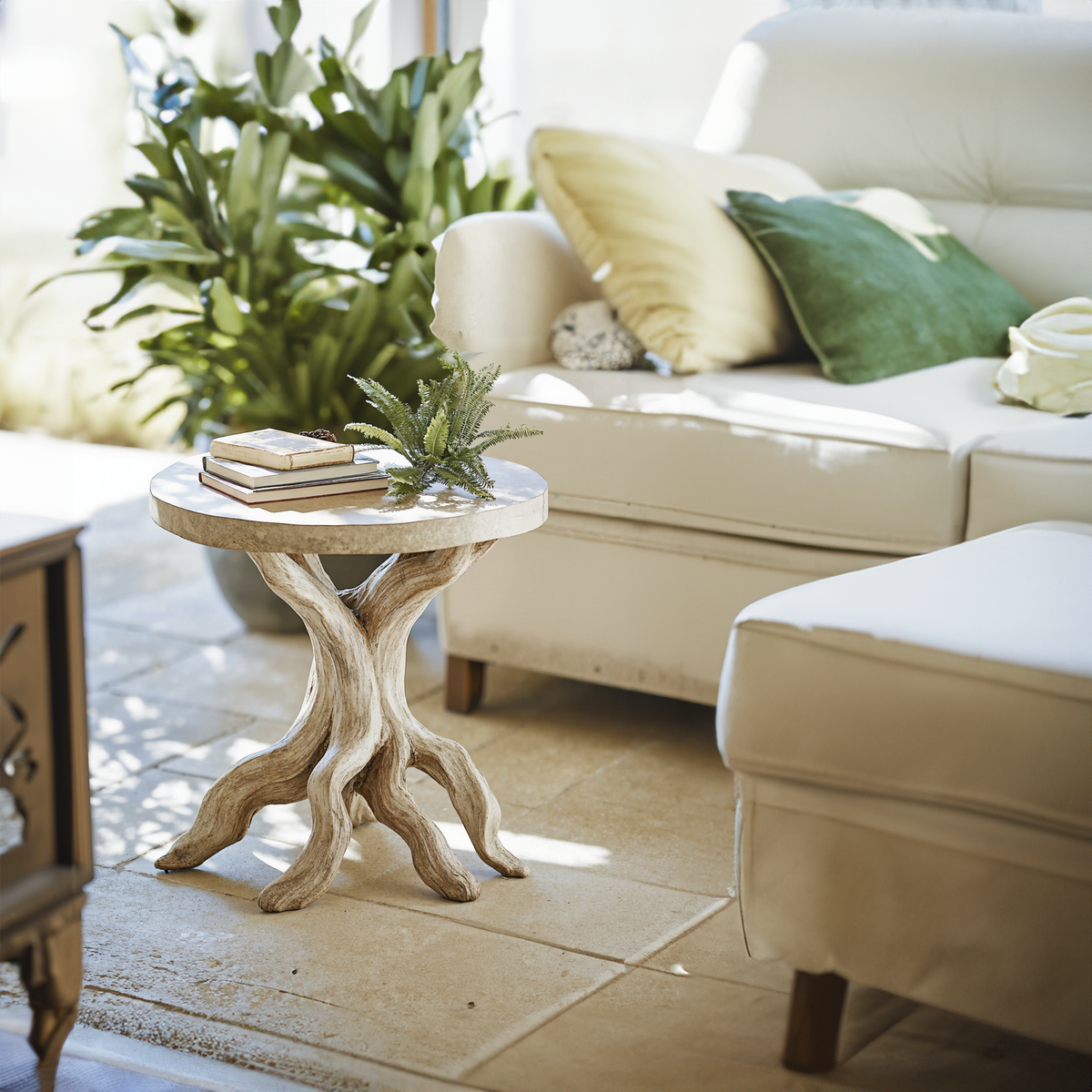 Farmhouse End Table Live Edge End Table Decor